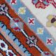 Hand knotted wool carpet with multicolor patchwork motifs, Heritage Mosaic rug by Den Decor India.