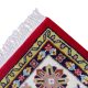 Hand knotted wool carpet with multicolor patchwork motifs, Heritage Mosaic rug by Den Decor India.