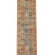 Amritsari garden panel long handknotted wool carpet with floral motifs – luxury oriental rug