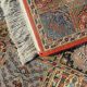Amritsari garden panel long handknotted wool carpet with floral motifs – luxury oriental rug