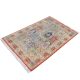 Amritsari garden panel carpet handknotted in wool with floral motifs – luxury oriental rug
