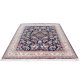 Hand knotted wool carpet in rust, black, beige, brown, yellow, and green with foliage motifs – luxury oriental rug
