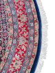 Handknotted wool oriental carpet in red with intricate motifs – luxury regal rug
