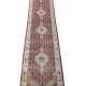 Regal Lattice Runner hand knotted wool carpet on red base with grid design, bold black, gold, and red border – luxury oriental rug