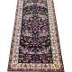 Noor Bloom runner hand knotted wool carpet with floral motifs in beige, brown, black, and accent colors – luxury oriental rug