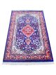 Sultana Silk purple oriental viscose carpet with cashmere-inspired motifs and silk-like sheen by Den Decor India