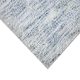 Flatwoven carpet with shaded blue gradient tones – artisanal rug