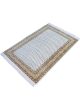 Premium wool rug Mir with ivory center and brown border traditional design