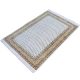 Premium wool rug Mir with ivory center and brown border traditional design