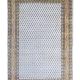 Premium wool rug Mir with ivory center and brown border traditional design