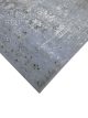 Moonlit grey faded carpet with tone-on-tone traditional design