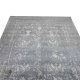 Moonlit grey faded carpet with tone-on-tone traditional design