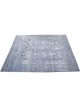 Moonlit grey faded carpet with tone-on-tone traditional design