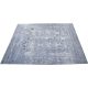 Moonlit grey faded carpet with tone-on-tone traditional design