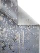 Moonlit grey faded carpet with tone-on-tone traditional design