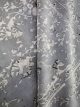 Moonlit grey faded carpet with tone-on-tone traditional design