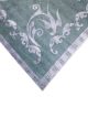SE 947-15-02 Mint white carpet with central motif and detailed border Meadow Song