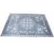 Mint white carpet with central motif and detailed border Meadow Song
