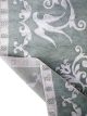 SE 947-15-04 Mint white carpet with central motif and detailed border Meadow Song