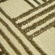Brown and beige handwoven flatweave carpet with interlaced grid design forming small squares – Sahara Lattice by Den Decor India
