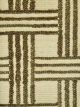 Brown and beige handwoven flatweave carpet with interlaced grid design forming small squares – Sahara Lattice by Den Decor India