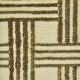 Brown and beige handwoven flatweave carpet with interlaced grid design forming small squares – Sahara Lattice by Den Decor India