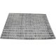 Handknotted wool carpet with grey and off-white 3D vertical triangle design on ivory base – luxury modern rug