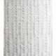 Handknotted wool carpet with grey and off-white 3D vertical triangles on ivory base – modern textured rug