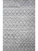 Handknotted wool carpet with up-and-down V-line geometric design – modern luxury rug