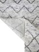 Handknotted wool carpet with up-and-down V-line geometric design – modern luxury rug
