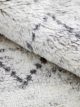Handknotted wool carpet with up-and-down V-line geometric design – modern luxury rug