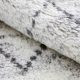 Handknotted wool carpet with up-and-down V-line geometric design – modern luxury rug