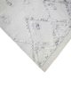 Handknotted grey and off-white wool carpet with geometric pattern – luxury modern rug