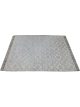 Handknotted grey and off-white wool carpet with traditional-abstract design – luxury oriental rug