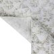 Handknotted grey and off-white wool carpet with traditional-abstract design – luxury oriental rug