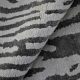 Hand-knotted grey brown carpet with linear pattern Midnight Stripes